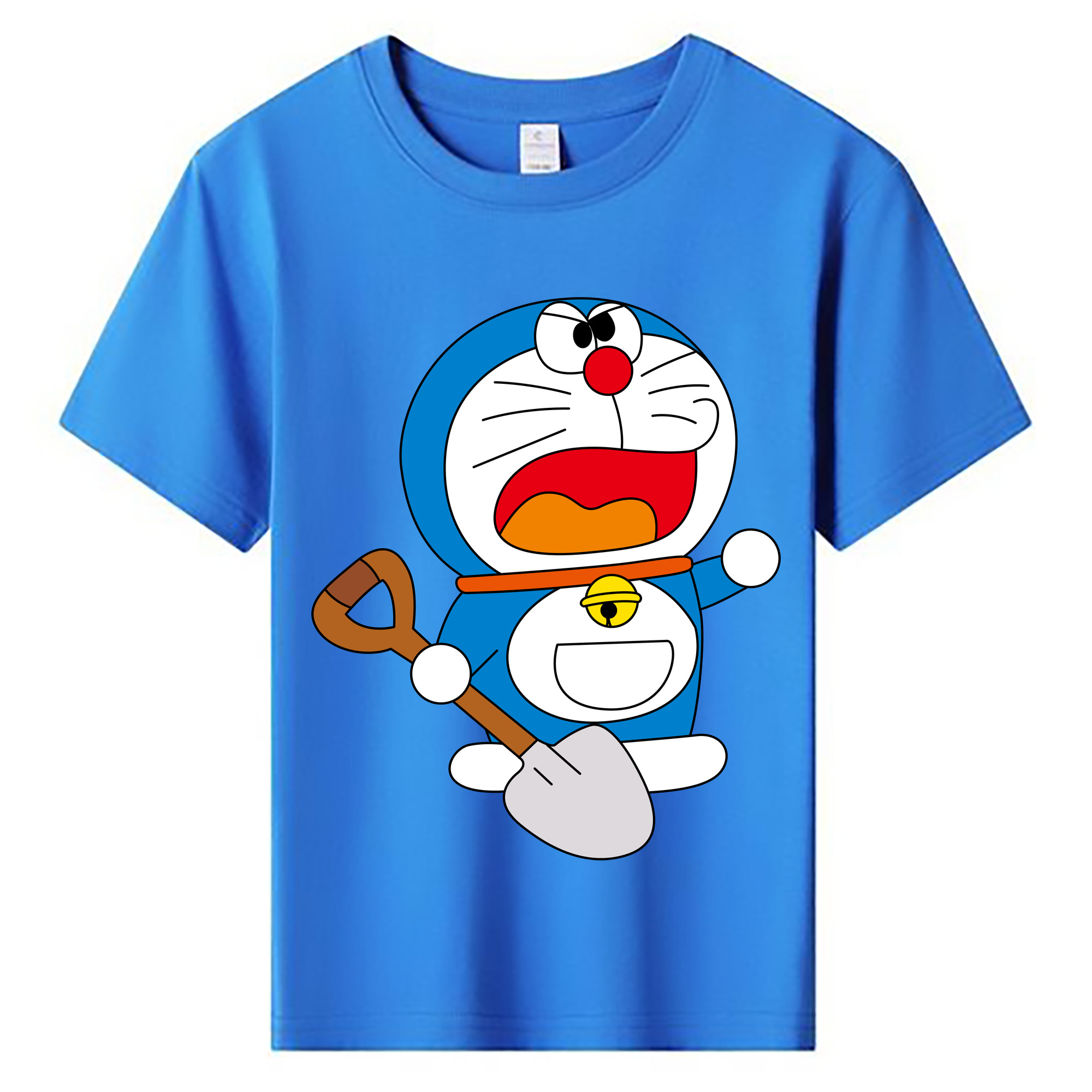 （画像用） ドラえもん Doraemon 綿100％キッズTシャツ（フロントプリント）